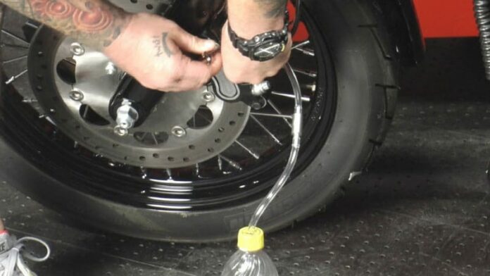 How to bleed motorcycle brakes?
