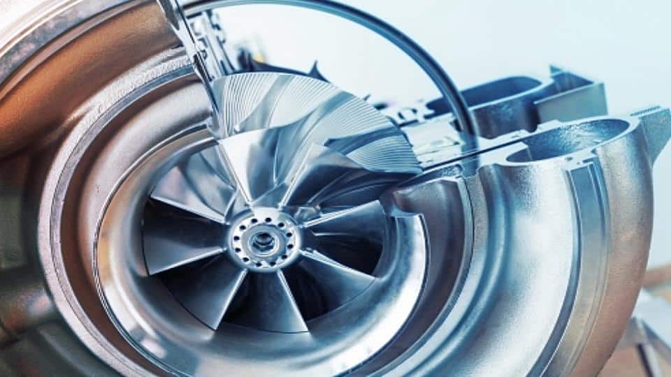 turbocharger structure scheme image