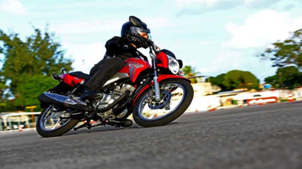 motorcycle traveling along the road