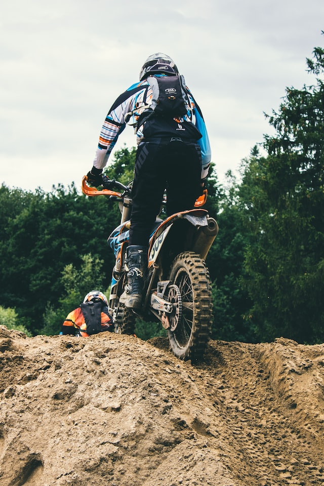 Dirt Bike Riding on Ski Hills